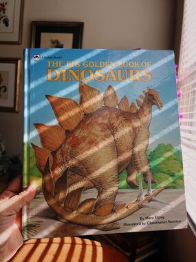 Vintage The Big Golden Book of Dinosaurs 80's Hardcover Kid's Educational Book
